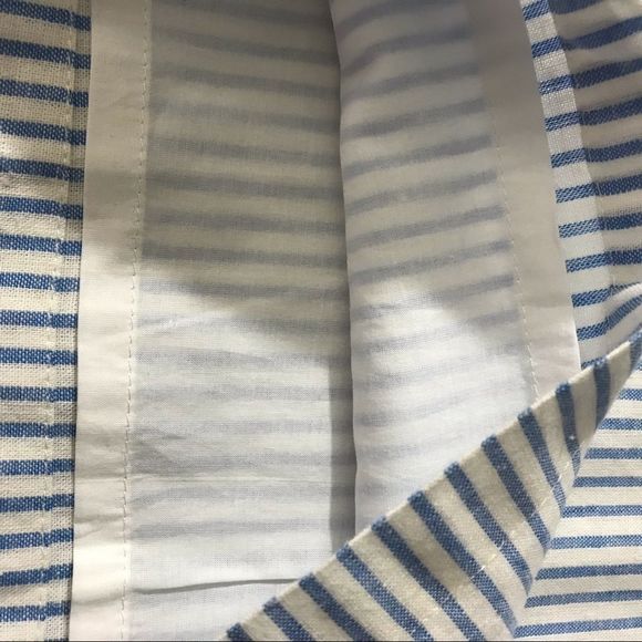 Hope & Henry blue & white striped button jumpsuits Size 8 - Picture 5 of 10
